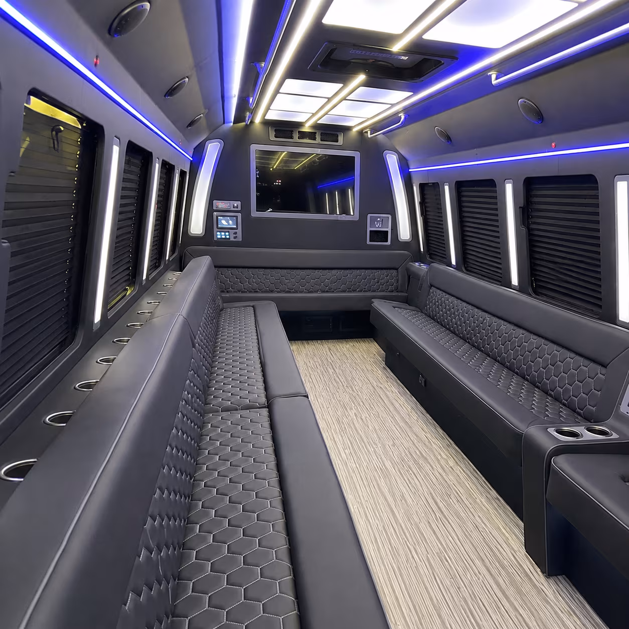 party buses for redding bridal party transportation