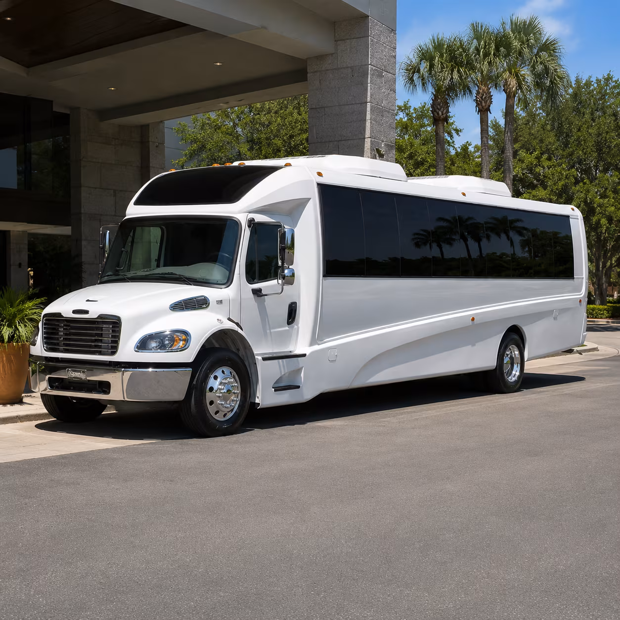 redding 30 passenger minibus