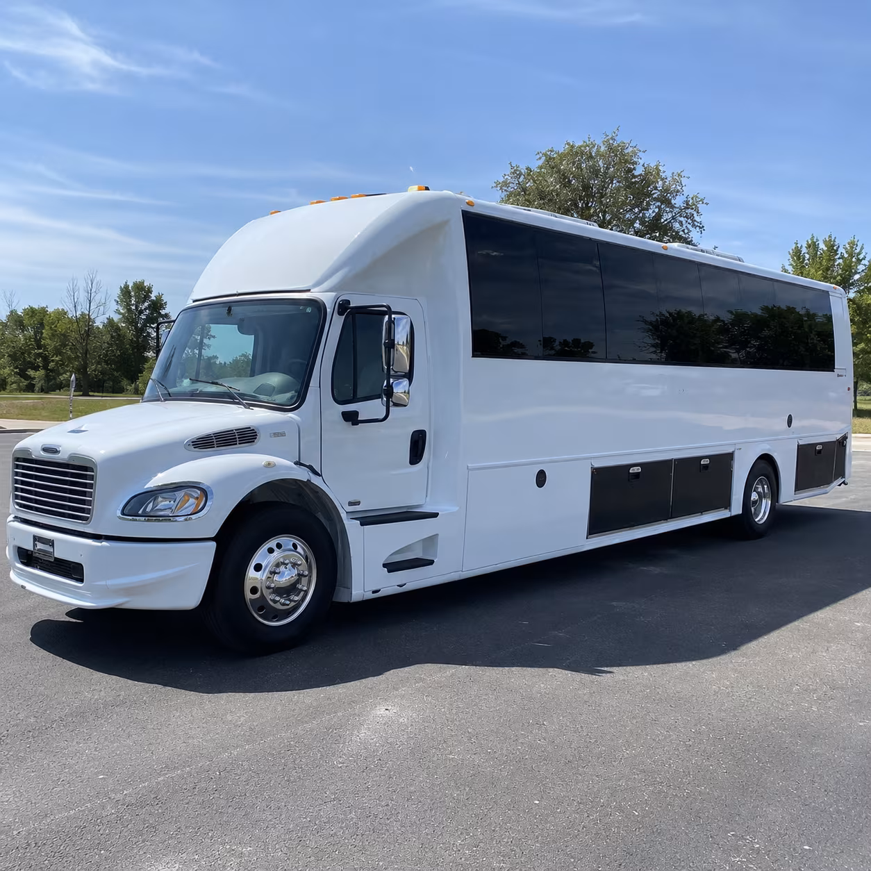 redding 40 passenger party bus