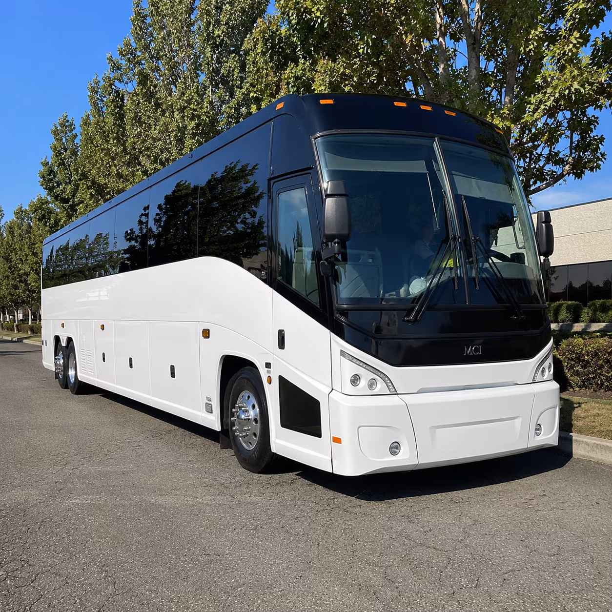 redding 50 passenger charter bus