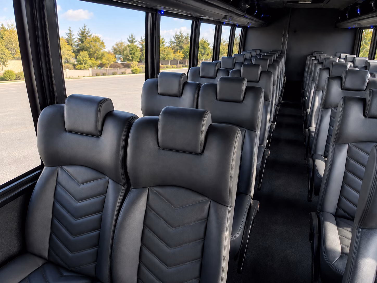 redding bus rental service area