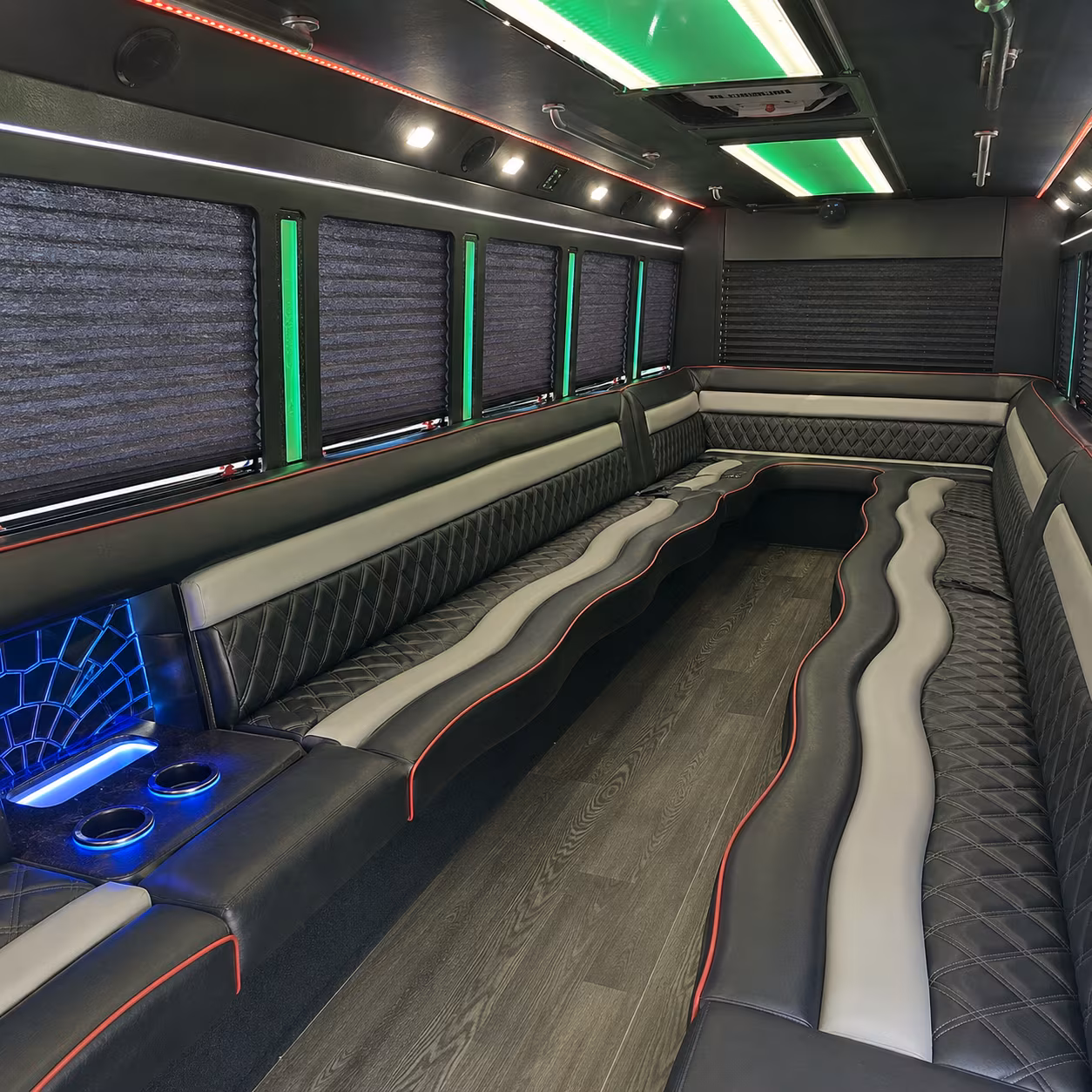 redding concert party bus rental
