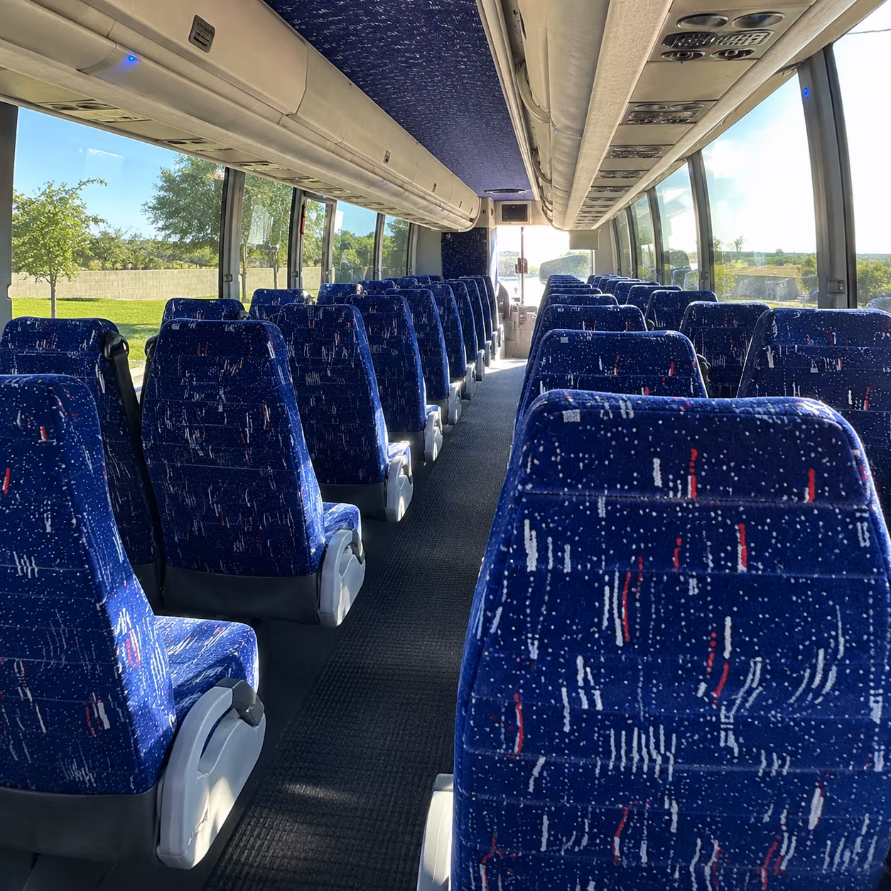 redding convention charter bus rental