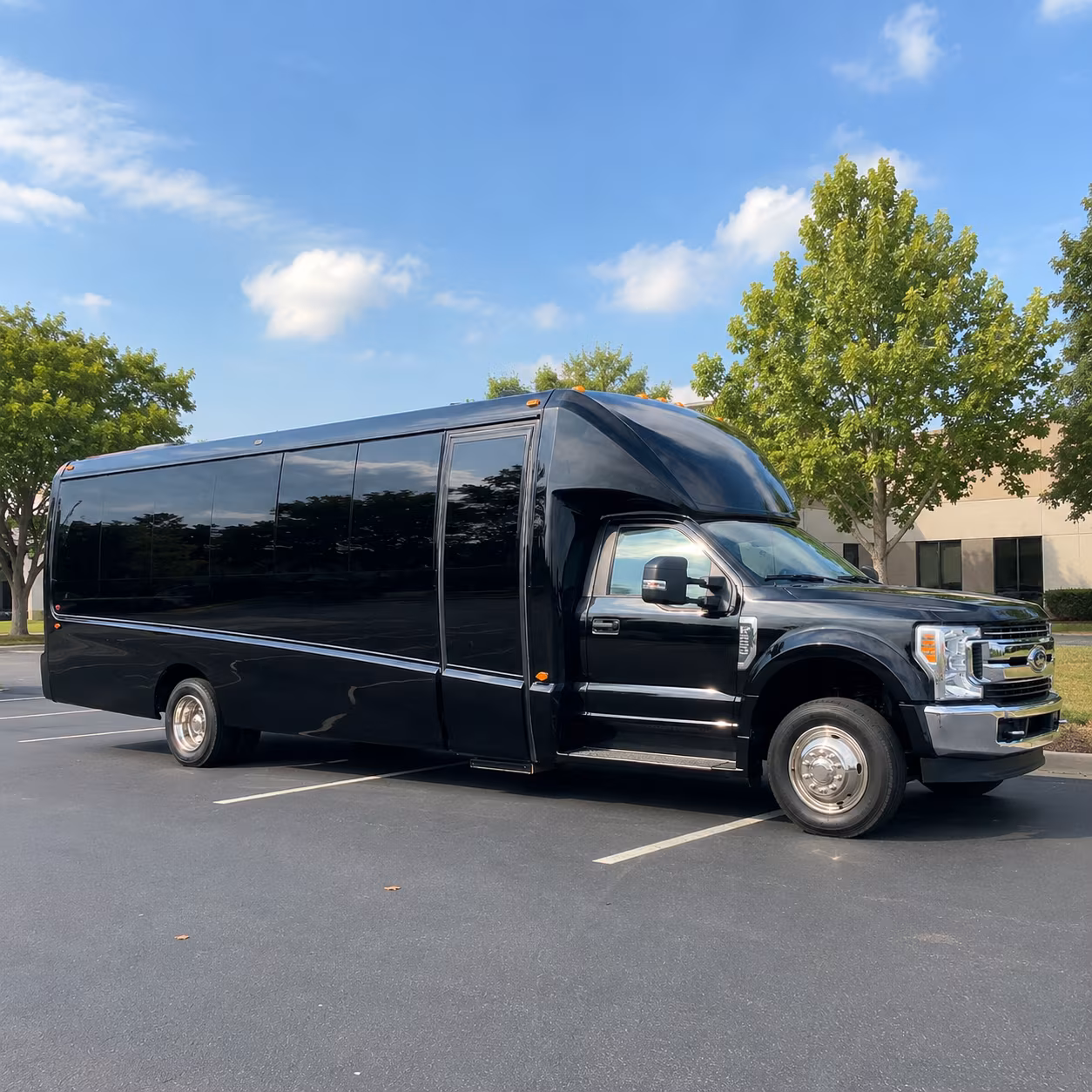 redding corporate transportation onboard seating