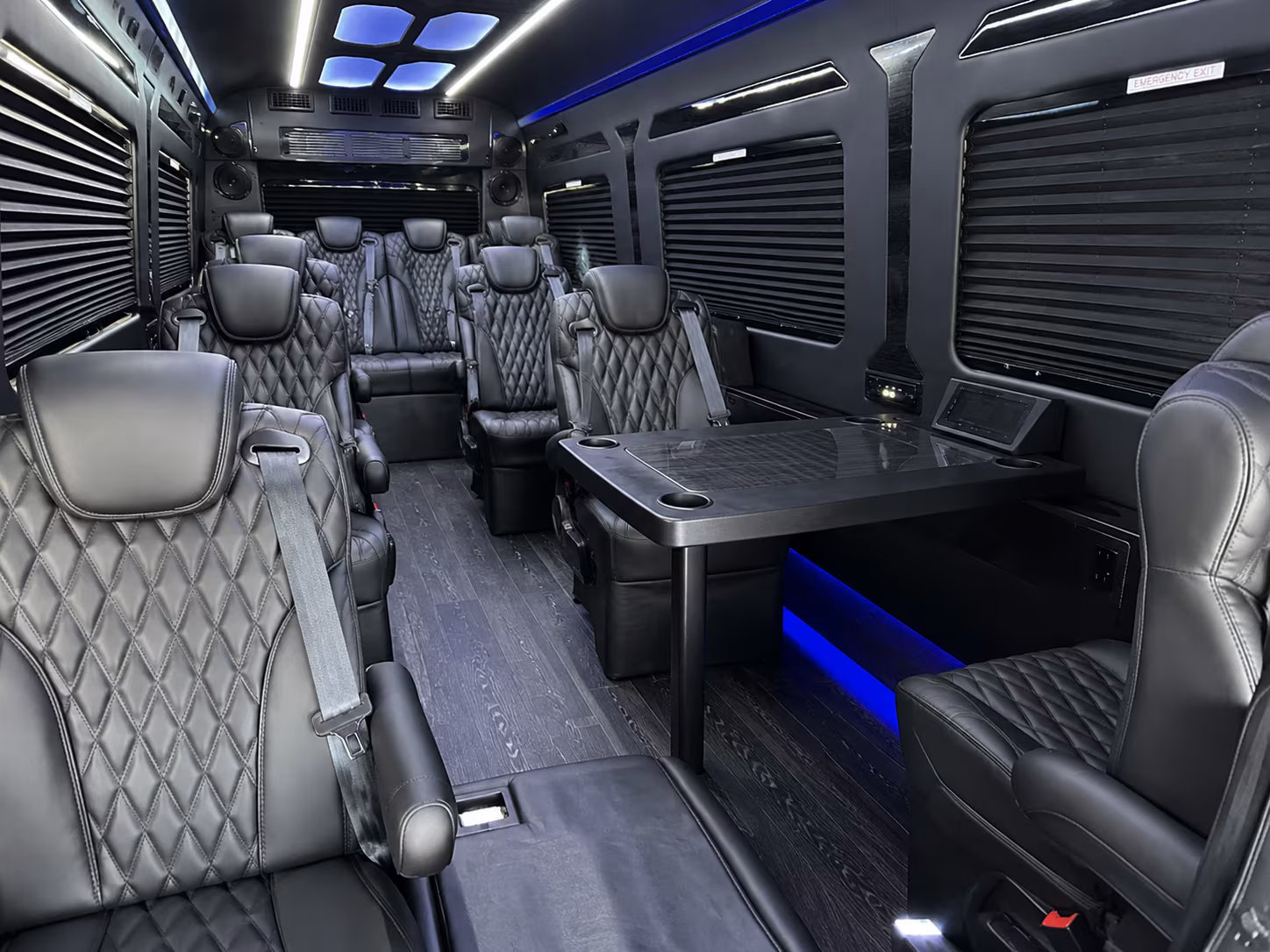 redding sprinter van with driver inside