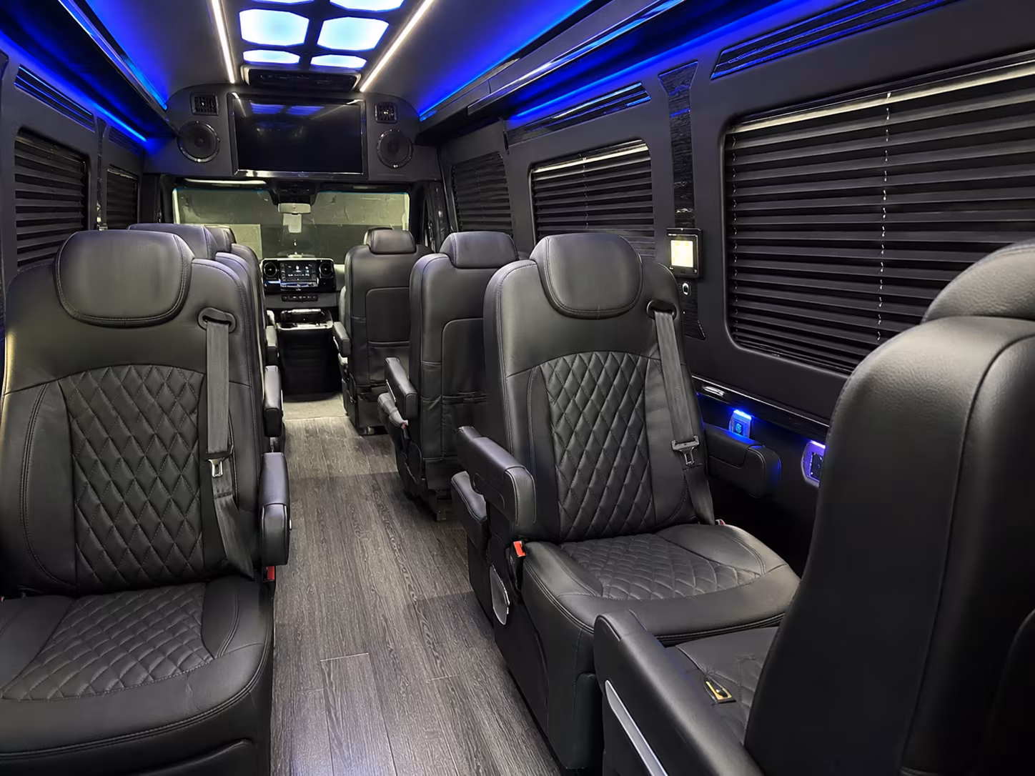 sprinter vans for small redding wedding groups and vip transfers